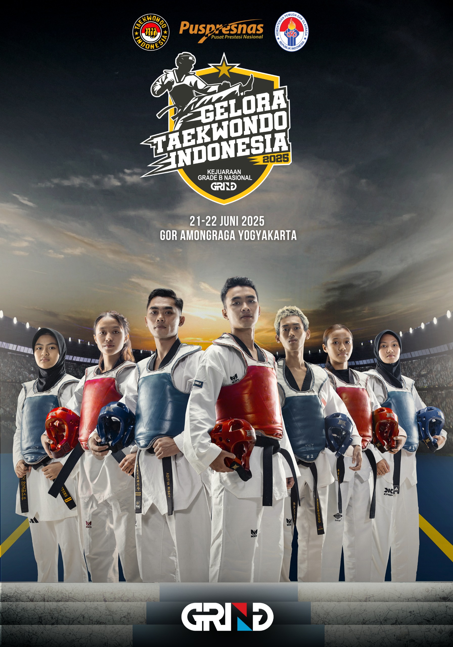 Panggung Juara Taekwondo Indonesia Grand Teratai Taekwondo Club